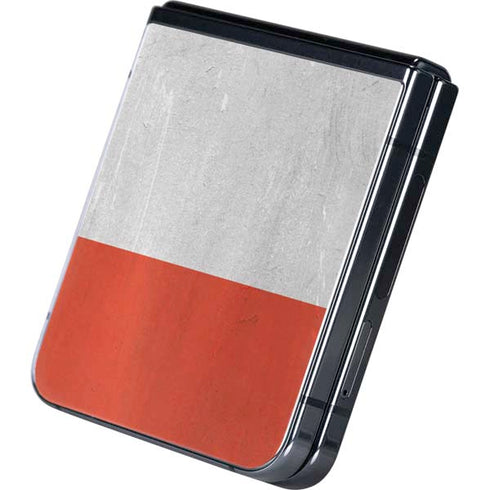 Distressed Austria Flag Galaxy Z Flip5 5G Skin